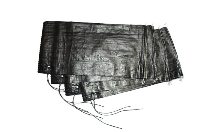 Sandsäcke PP leer 30x60 cm PP-Sandsäcke schwarz ungefüllt