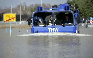 Katastrophenschutz: das THW beim Hochwasser-Einsatz